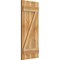Ekena Millwork Joined Board-n-Batten Shutters w/Z-Bar, Rough Sawn Western Red Cedar, 16 1/8W x 38H, PR RBJ06Z16X038RWR - alternate 4